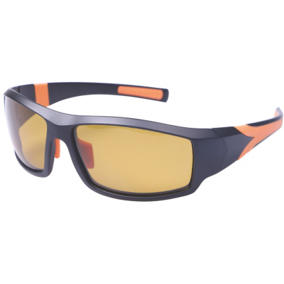 Mistrall polarizační brýle žluté s černo oranžovými obroučky Mistrall polarizační brýle žluté s černo oranžovými obroučky