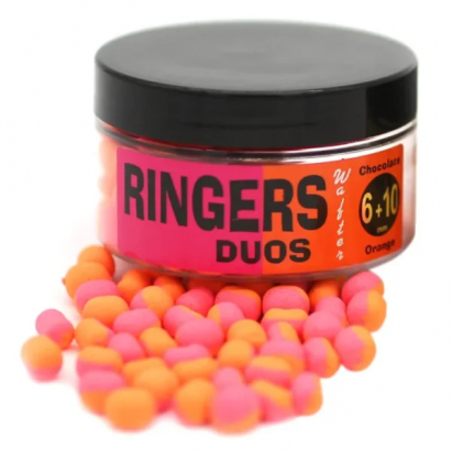 Ringers - Wafters Duos oranžová & růžová 6+10mm 70g Ringers - Wafters Duos oranžová & růžová 6+10mm 70g