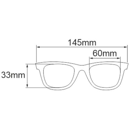 Mistrall Brýle Polarizační Hnědé s Černými Obroučky