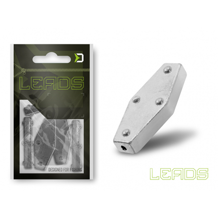 Delphin Zátěž Leads Šestihran s Otvorem 5 ks