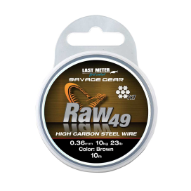 Savage Gear Lanko Raw 49 Uncoated Brown 10m
