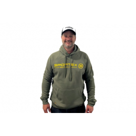 Sportex rybářská mikina s kapucí zelená Velikost: M
