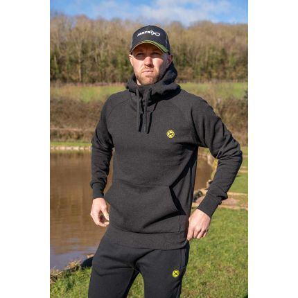 Matrix Mikina Pullover Hoody Black Marl