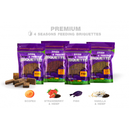 Zfish Zakrmovací Brikety Carp & Feeder Briquettes 220 g