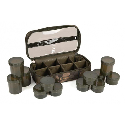 Fox Pouzdro Camolite 12 Pot Hookbait Case