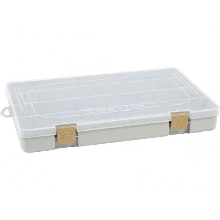 Westin Krabička W3 Tackle Box Grey / Clear 36 x 22,5 x 4,8 cm