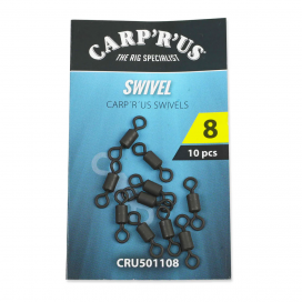 Carp´R´Us Obratlíky Swivel vel.8, 10ks Carp´R´Us Obratlíky Swivel vel.8, 10ks