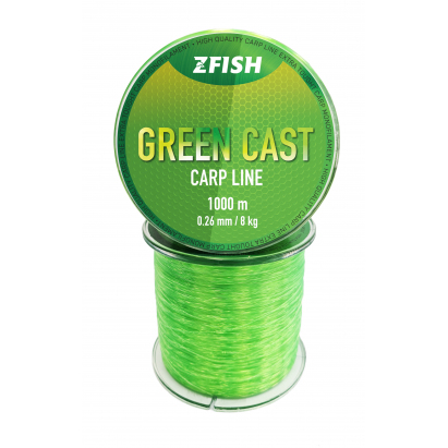 Zfish Vlasec Green Cast Carp Line 1000m Zfish Vlasec Green Cast Carp Line 1000m