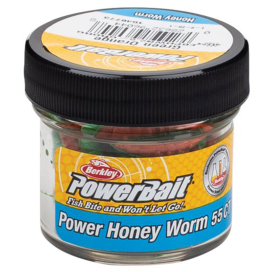 Berkley Nástraha PowerBait Honey Worm Green Orange