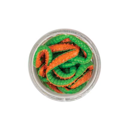 Berkley Nástraha PowerBait Honey Worm Green Orange