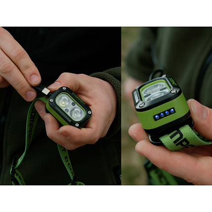 Delphin Nabíjecí Čelovka Compact 3W 120lm 1200mAh