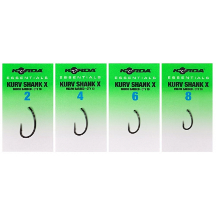 Korda Háčky Essentials Kurv X Barbed 10 ks