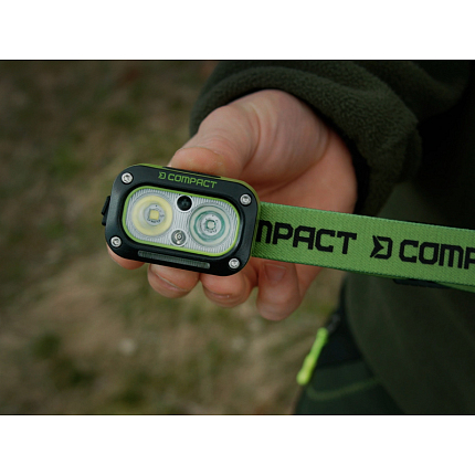 Delphin Nabíjecí Čelovka Compact 3W 120lm 1200mAh