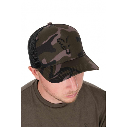 Fox Kšiltovka Black Camo Trucker Cap