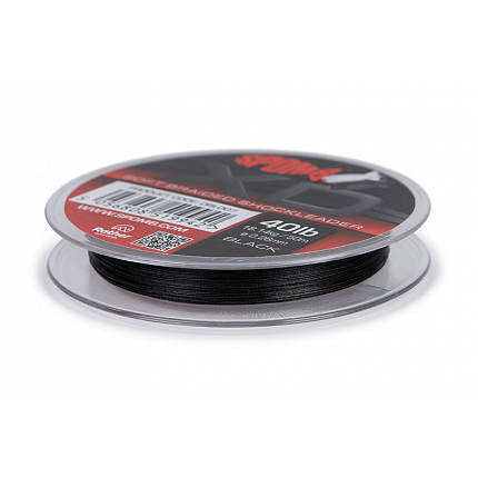 Spomb Splétaná Šňůra XD Braided Shockleader Black 50 m 18,14 kg 40 lb