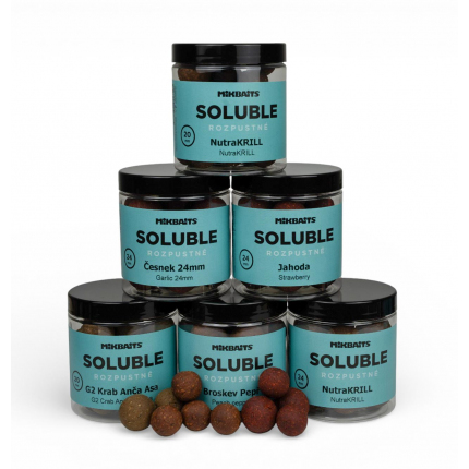 Rozpustné boilie 250ml - Pikantní švestka 24mm