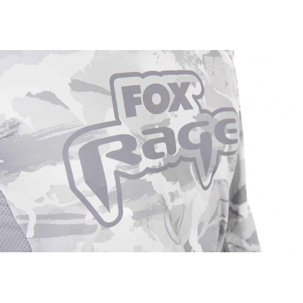 Fox Rage Triko UV Hooded Light Camo Top
