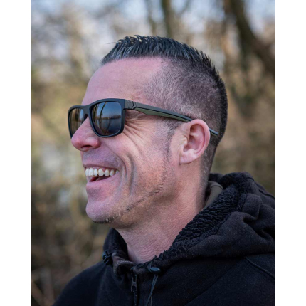 Fox Polarizační Brýle Collection Green Black Shades Brown Lens