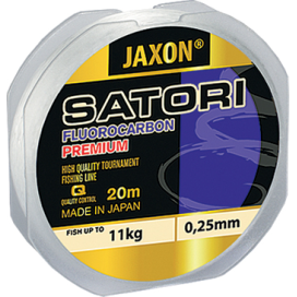 SATORI FLUOROCARBON PREMIUM LINE 0,55mm 20m - Jaxon Vlasec Satori Fluorocarbon Premium 20m