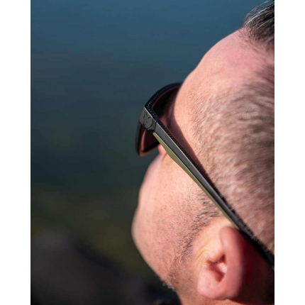 Fox Polarizační Brýle Collection Green Black Shades Brown Lens