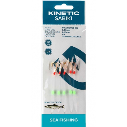 Kinetic Návazec Sabiki FullHouse Fishskin Flash 130 cm