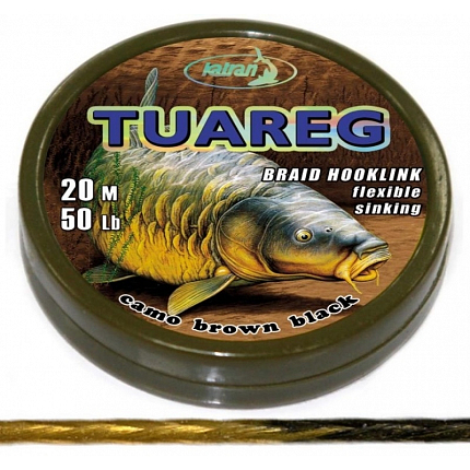 Katran Měkká Návazcová Šňůrka Braided Hook Links TUAREG 20 m