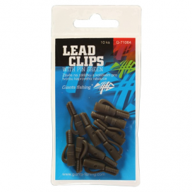 Giants Fishing Závěs na zátěžku Lead clips with pin Green/10pc Giants Fishing Závěs na zátěžku Lead clips with pin Green/10pc
