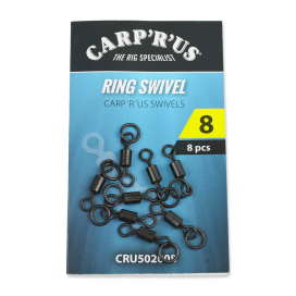 Carp´R´Us Obratlíky s kroužkem Ring Swivel vel.8, 8ks Carp´R´Us Obratlíky s kroužkem Ring Swivel vel.8, 8ks