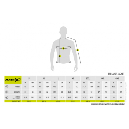 Matrix Bunda Tri Layer Jacket 25 K