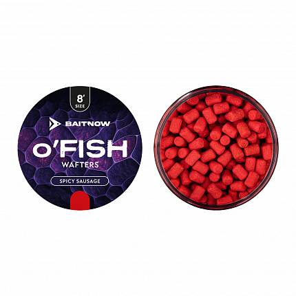 BaitNow Wafters Method Feeder O'fish Spicy Sausage Vel. 8 24g Balení 1 Ks