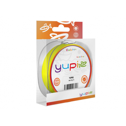 Delphin YUPIE / fluo žlutá 0,25mm 5,5kg 300m