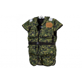 Plovoucí a záchranná vesta pro dospělé MORO maskáč Velikost: XL obvod: 117-122cm/od 70kg/70N