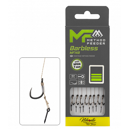 Mikado Návazec Mf Mf14 S Jehlou Háček Bez Protihrotu 4 / Pletená Šňůra: 0.18mm/10cm 8 Ks
