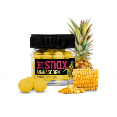 Delphin Pop Up Nástraha D Snax Pop Kukuřice Ananas 20 g 5.5mm