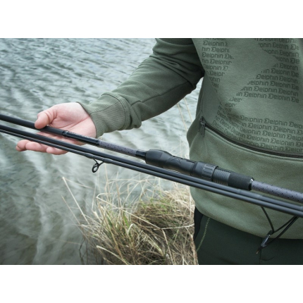 Delphin Prut CorsaBLACK NERO 3,9 m 3,5 lb 3-díl