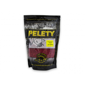 Pelety RS Method - 700 g/Jahoda/červená