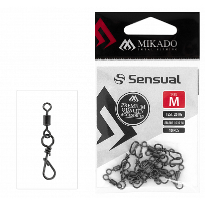 Obratlík Rolling S Kroužkem Mikado Vel. Ms 10 Ks Obratlík Rolling S Kroužkem Mikado Vel. Ms 10 Ks