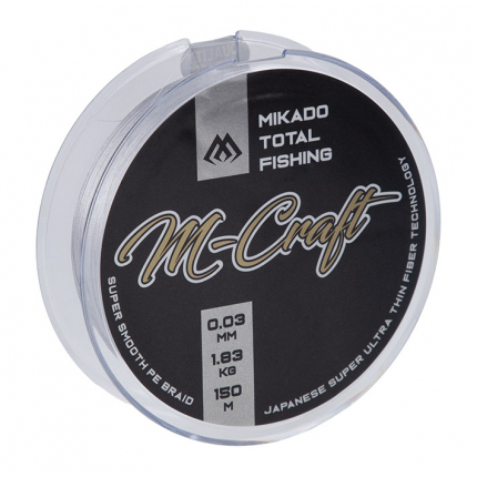 Mikado Pletená Šňůra Mcraft Braid 150m Steel Gray