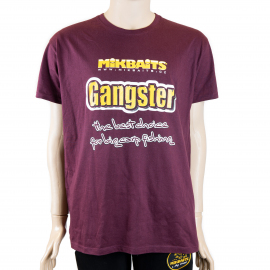 Mikbaits oblečení - Tričko Gangster burgundy 3XL