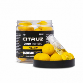 Nash boilies Citruz Pop Ups Yellow 15mm 75g