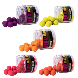 Carp Inferno Balanced Boilie Fluo 150 ml 16 mm|Losos