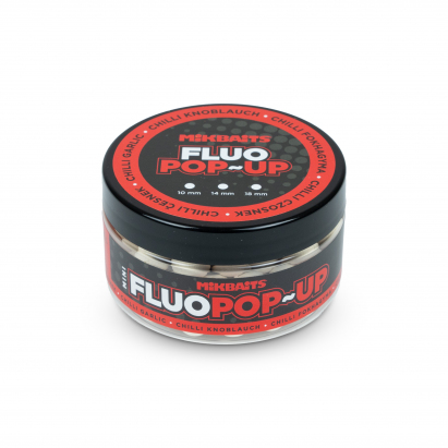 Mini Plovoucí fluo boilie 100ml - Chilli Česnek 10mm