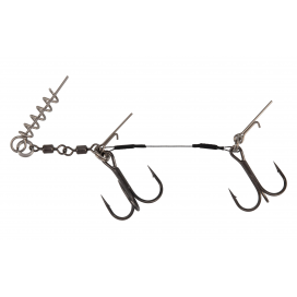 Mikado Přídavný Trojháček Titanový Jaws Double Evo Titanium Xl 30 Kg Trojháčky 2/0 , 1/0  1 Ks