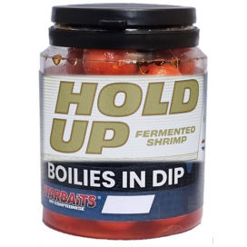 Boilies in Dip Hold Up Fermented Shrimp 150g 20mm