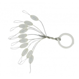 Black Cat Zarážky silicon stopper čirá 10ks 10mm