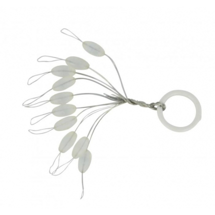 Black Cat Zarážky silicon stopper čirá 10ks 10mm