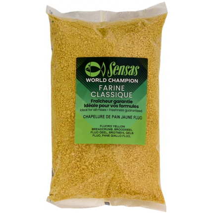 Sensas Chapelure Fluo Jaune žlutá anglická vločka new 700g