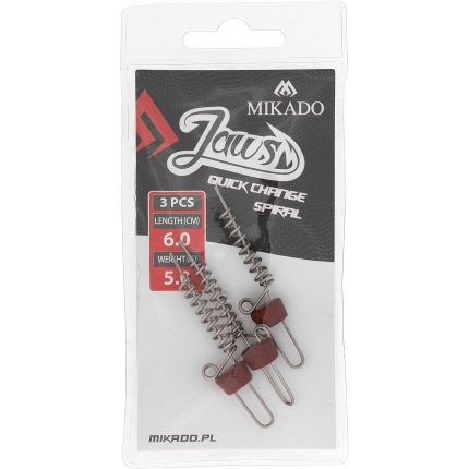 Mikado Vrut Na Nástrahy Jaws Quick Change Spiral 6cm 3 Ks