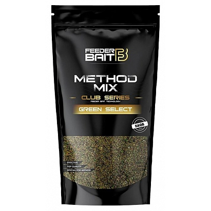 FeederBait Method Mix Club Series Green Select 800 g FeederBait Method Mix Club Series Green Select 800 g