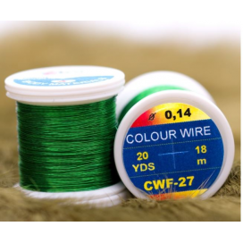 Hends kroužkovací drátek Colour Wire 0,14mm 18m Zelená